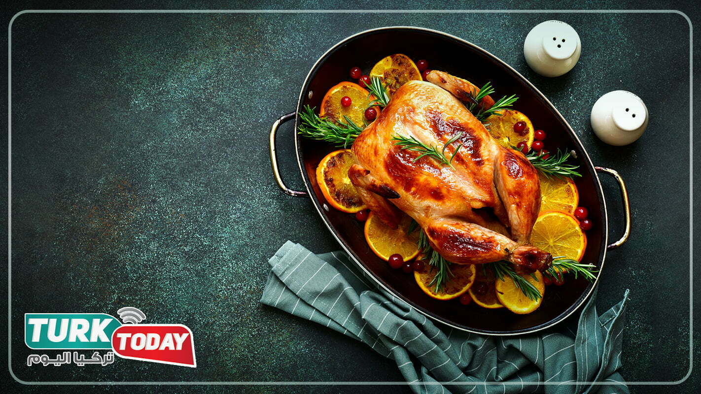 دجاجة في الفرن - طريقة عمل دجاج بالفرن