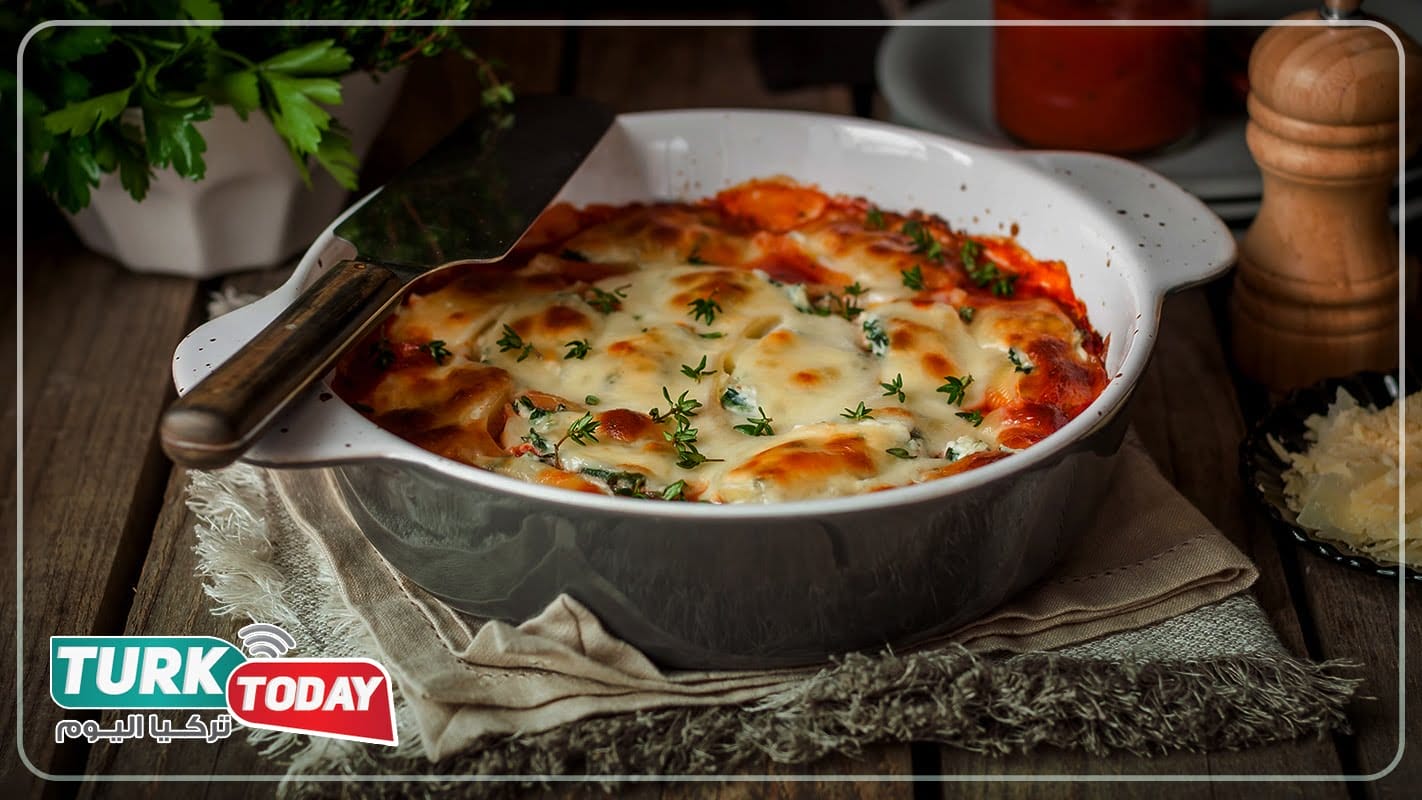 طريقة عمل المكرونة بالبشاميل والدجاج