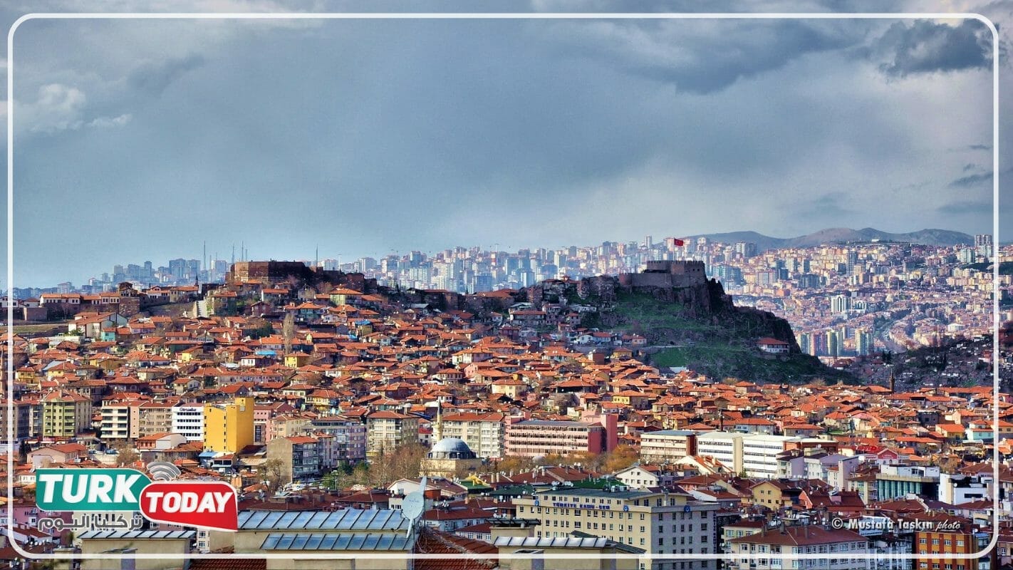 موقع أنقرة الجغرافي