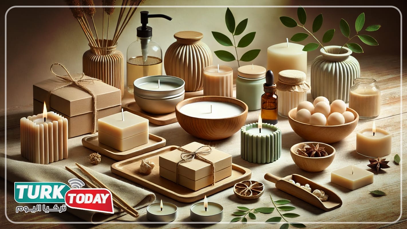 مكونات تضاف على شمع الصويا